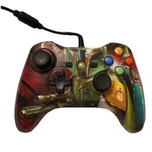 Xbox 360 PowerA Boba Fett Star Wars Wired Game Controller 2015 Disney 3351-30